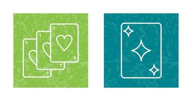 Deck of Card and Card Icon vector