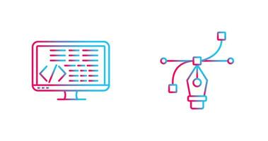 Coding and Vector Icon