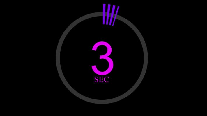 1 2 3 seconds