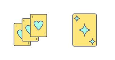 Deck of Card and Card Icon vector