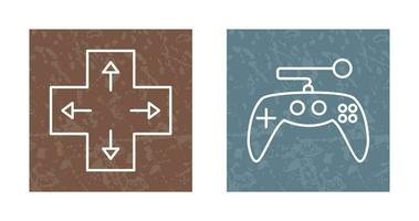 Direction Key and Gaming Control Icon vector