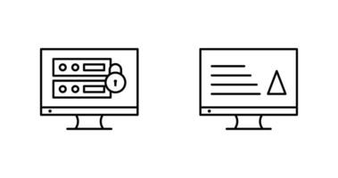 datos seguridad y contenido producción icono vector