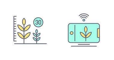 Growth and Device Icon vector