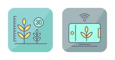 Growth and Device Icon vector