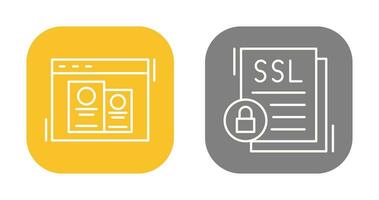 User and Protection Icon vector