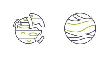 venus and destroyed Icon vector