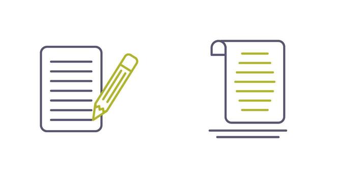 checklist and document  Icon vector