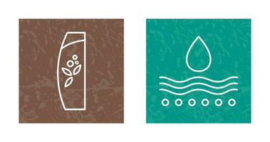 Natural and Moisture Icon vector