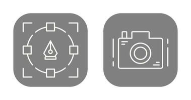 Camera and vector Icon