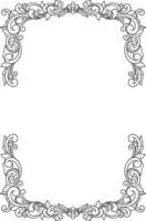 Ornament Border Frame Simple Vintage vector