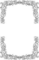 Ornament Border Frame Simple Vintage vector