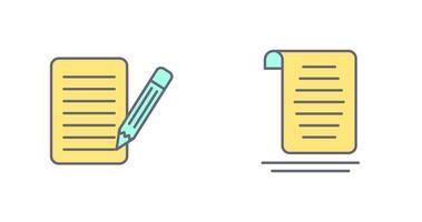 checklist and document  Icon vector