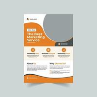 Corporate Flyer Layout vector