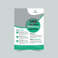 Corporate Flyer Template 2023 vector