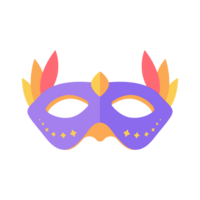 festa maschera. piuma maschera per copertura il viso misterioso fantasia festa png