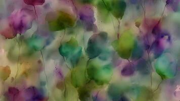 abstrakt flytande vågig vattenfärg bakgrund, generativ ai video