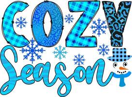 Cozy season Design vector