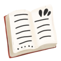 a book with leaves on it png