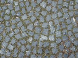 close up stone pavement texture background photo