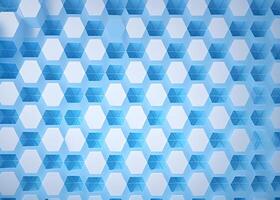 blue geometric background. 3d illustration photo