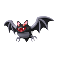 Bat 3D Illustration Icon