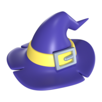 Witch Hat 3D Illustration Icon png