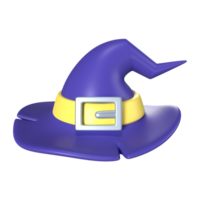 strega cappello 3d illustrazione icona png