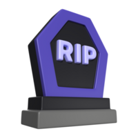 Tombstone 3D Illustration Icon