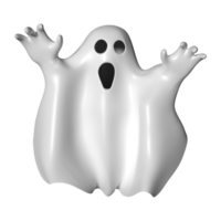 Ghost Cloth 3D Illustration Icon