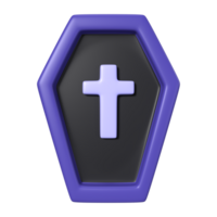 Coffin 3D Illustration Icon png