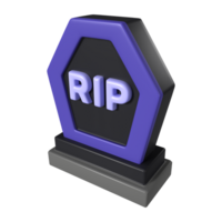 Tombstone 3D Illustration Icon png