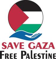 salvar gaza gratis Palestina proteger todas aqsa vector