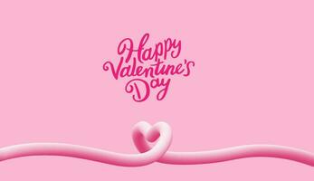 3d gradient blend line in the shape of a heart. Background for a banner for Valentine's Day or Mother's Day. vector