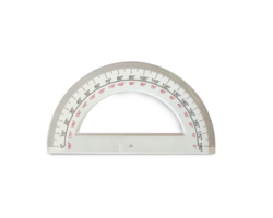 close up plastic protractor png