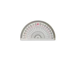small plastic protractor png