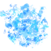 fundo de respingo de aquarela azul png