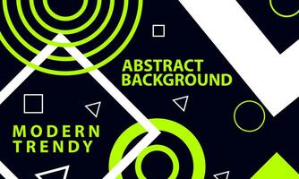 abstract background modern trendy composition shape design vector