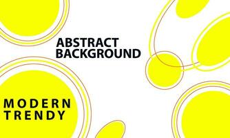 abstract background modern trendy circle citrus colour design vector