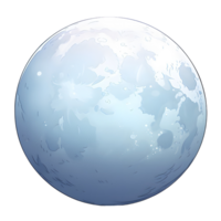 pieno Luna illustrazioni, ai generativo png