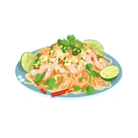 Pad Thai, Thaifoods, Asian foods, ai generative png