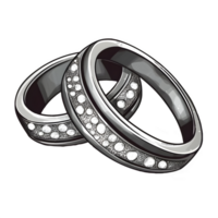 luxe bague illustrations, ai générations png