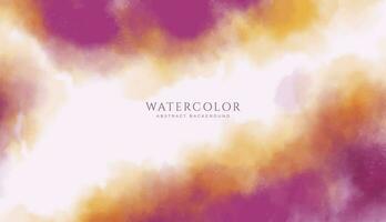 Abstract horizontal watercolor background. Neutral light colored empty space background illustration vector