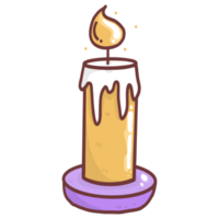 Candle Cartoon Illustration png