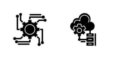 Automation and Big Data Icon vector