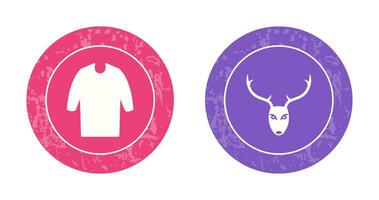 Casual Shirt and Animal Icon vector