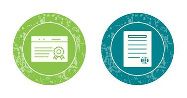 quality assurance and press release Icon vector