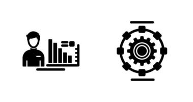 Consulting and Automated  Icon vector