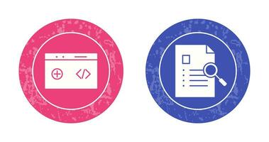 clean code and case study Icon vector