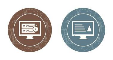 data security and content production Icon vector