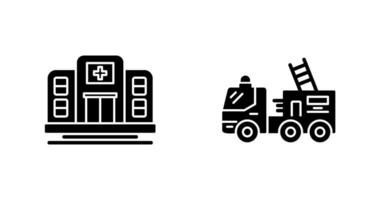 Ssd and Fire Truck Icon vector